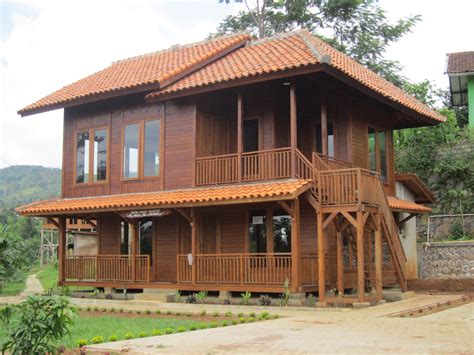 Gambar rumah kayu sederhana